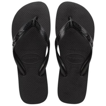 Imagem de Chinelo Havaianas Top Infantil Meninos Havaianas Fc Original, Preto, 2
