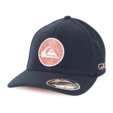 Imagem de Boné Quiksilver Flexfit Gradient Logo Natgeo Navy-Masculino