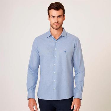 Imagem de Camisa Dudalina Slim Listrada Masculino-Masculino