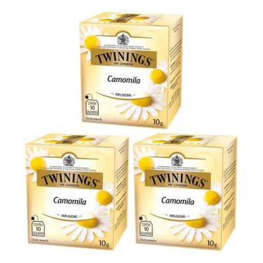 Imagem de Kit Chá Twinings Camomila 20g - 3 Unidades