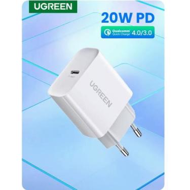 Imagem de UGREEN Carregador PD 20W USB-C - Power Delivery / Quick Charge 4.0