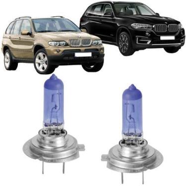 Imagem de Lampadas super branca farol alto bmw x5 2003 adiante - VELOX TIGER SHO