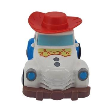 Imagem de Brinquedo Toy Story Woody Buzz Lightyear Jessie Rex Alien Carro De Fri