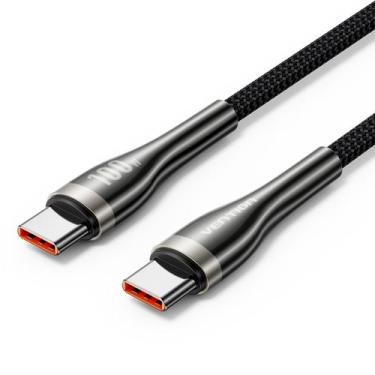 Imagem de Cabo Usb-C Para Tipo-C Turbo Pd 100w 5a 2m Metros Vention - Bbacomerci