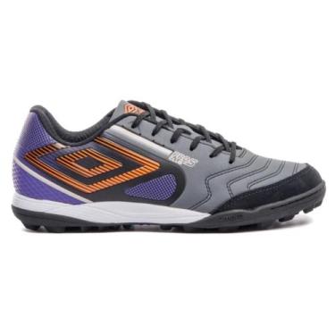 Imagem de Chuteira Umbro Pro 5 Bump Club Society, 43, Grafite, Roxo