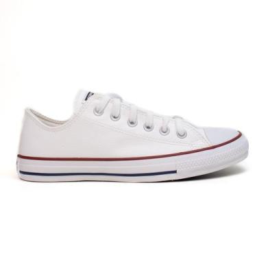 Imagem de Tênis All Star Chuck Taylor Feminino, 33, Branco, Vermelho, Marinho
