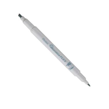 Imagem de Marca texto illumina flex ponta dupla pentel escolha a cor, CINZA PAST