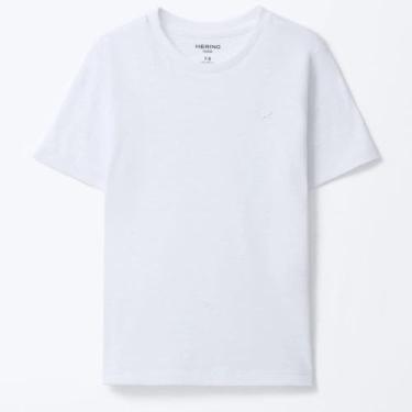 Imagem de Camiseta Infantil Menino Verão Branco - Hering Kids, 8, Branco