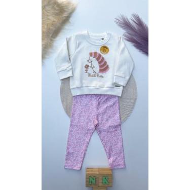 Imagem de Conjunto Bebê Bordado Mundi Cor:Off WhiteTamanho:G, Off white, G