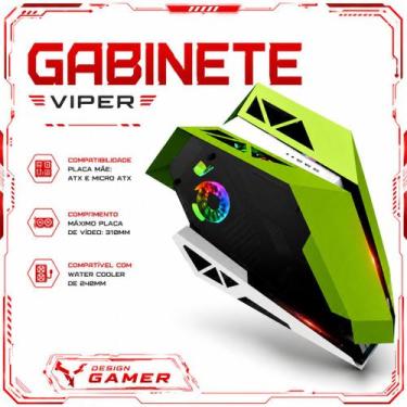 Imagem de Gabinete Gamer ATX Micro ATX USB 3.0 Suporte Water Cooler 240mm DELTA-