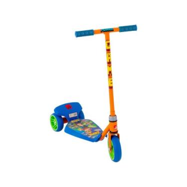 Imagem de Patinete 3 Rodas Power Game Bandeirante, Azul e Laranja, Power Game