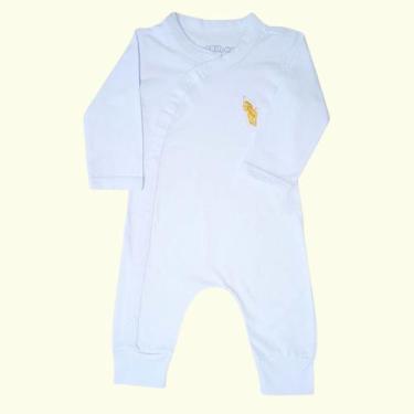 Imagem de Pijama Macacão Bebê Malha Manga Longa Fechamento em Botões - Patrulha 