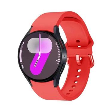 Imagem de Pulseira De Silicone Para Samsung Galaxy Watch 40mm 44mm 45mm Sem Espa