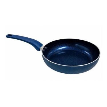 Imagem de Frigideira Antiaderente Azul 24cm com Revestimento Cerâmico - FRATELLI