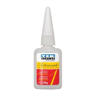 Imagem de Cola Instantânea Tekbond Artesanato 1 20g Embalagem com 10 Unidades