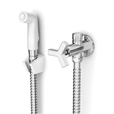 Imagem de Ducha Higiênica com Derivação Up Celite Cinza/Branco/Cromado