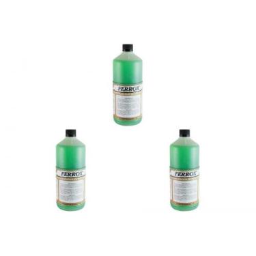 Imagem de Kit C/3 - Removedor De Ferrugem Ferrox Anticorrosivo 1L - NATRIELLI