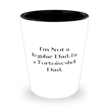 Imagem de Presentes de gato em forma de tartaruga para amantes de gatos, I'm Not a Regular Dad. I'm a, Special Turtle hell Cat Shot, copo de cerâmica de amigos