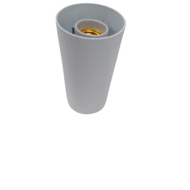 Imagem de Plafon Sobrepor Tubo Redondo 7,5X15CM Para 1 Par20 ReF.PF220 - Belly Lustres | Branco