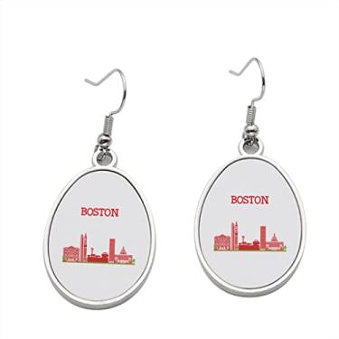 Imagem de Brinco Boston – Brincos com pingente para meninas – Presente de festa de aniversário dos namorados