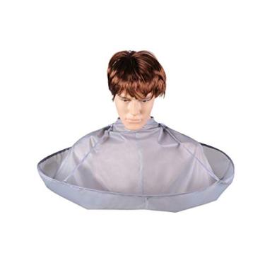Imagem de Capa de corte de cabelo profissional de 70 cm, captador de cabelo, guarda-chuva de cabeleireiro para barbeiro adulto kit de cabeleireiro, Prata, 70CM/27.5in