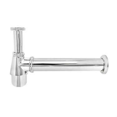 Imagem de Sifão Para Tanque Em Latão Cromado 1.1/4 X 2 X 20cm