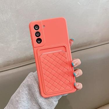 Imagem de Titular do cartão de tecelagem caso carteira para Samsung Galaxy S21 Plus Ultra A72 A52 A32 A22 A51 A71 A12 A50S M51 M30S capa de silicone macio, T3, para Samsung M21