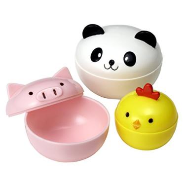 Imagem de CuteZCute Copos de maio para almoço Bentô, mini, panda, pintinho e porco