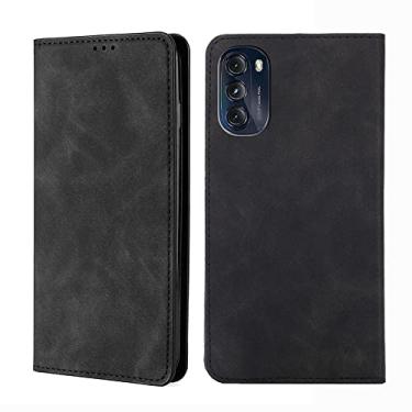 Imagem de For Motorola Moto G 5G 2022 Skin Feel Magnetic Horizontal Flip Leather Phone Case