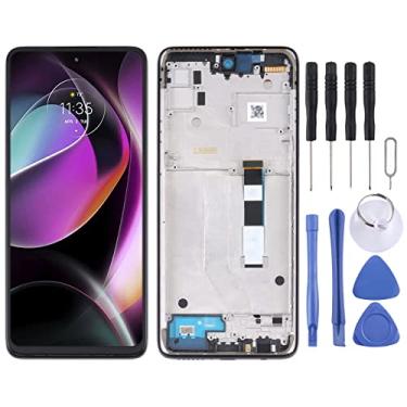 Imagem de Tela LCD e Digitalizador Full Assembly com Frame para Motorola Moto G 5G (Color : Purple)
