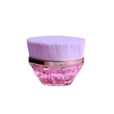Imagem de Pincel de maquiagem para base glitter colorido