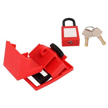 Imagem de Trava do Interruptor, Cadeado de Segurança de Carro de Nylon de Alta Temperatura