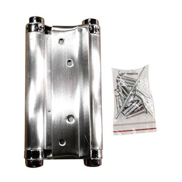 Imagem de Hinge Outlet Dobradiça de mola de dupla ação, aço inoxidável, 15 cm, pacote com 2