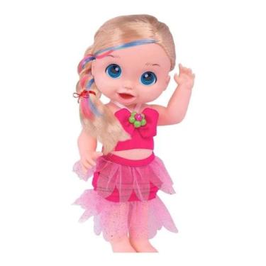 Imagem de Boneca Menina Bela Sereia Pink Babys Collection Super Toys