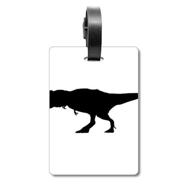 Imagem de Dinosaur Bones Miniature Run Maleta Tag Bagagem Cartão Pendurado Etiqueta Scutcheon, Multicolorido.