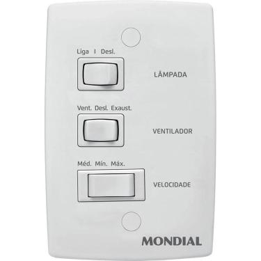 Imagem de Controle De Velocidade P/ Ventilador De Teto Mondial  Vte-01