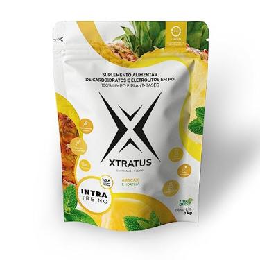 Imagem de XTRATUS - Suplemento com Carboidratos e Eletrólitos Intra-Treino de Abacaxi e Hortelã - Livre de OGMS, Corantes e Conservantes. Contém Fruta de Verdade para sabor. 100% Natural e Vegano -1Kg