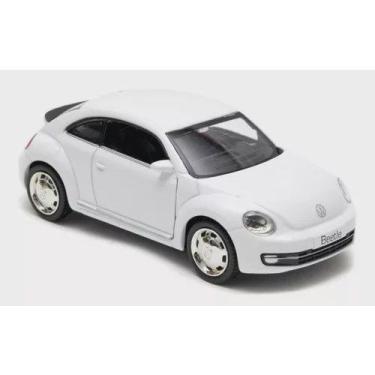 Imagem de Miniatura Volkswagen New Beetle Branco 2012 Metal Escala1:32 - Rmz Cit