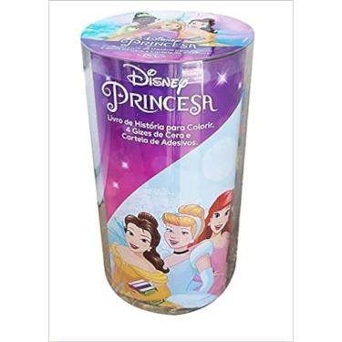 Imagem de Disney - Mini Tubo Histórias Para Colorir - Princesa