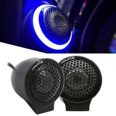 Imagem de QUETHEDS Som delicado profissional com filme de seda de 25 mm Tweeter de liga de alumínio som estéreo magnético para audiófilos Caixa de liga de alumínio durável design magnético alto-falante eficiência pequeno