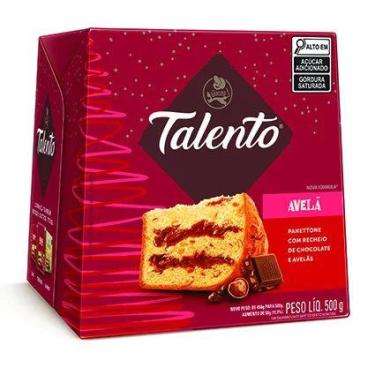 Imagem de Panettone Talento Avelã Garoto 500G Chocottone Com Recheio De Chocolat