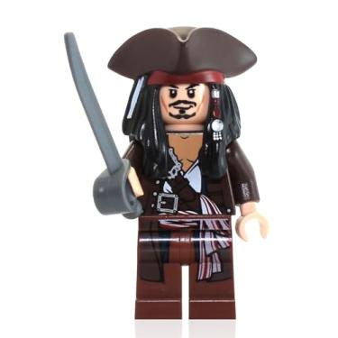 Imagem de LEGO Minifigura de Piratas do Caribe Capit o Jack Sparrow (chap u e jaqueta)