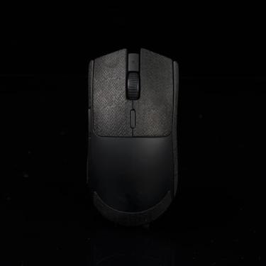 Imagem de Hokeyio Adesivo Gamer Mouse Grip Tape para Razer Viper V3 Antiderrapante Sugue Suor Pré-Cortado Fácil Instalação PC Gaming Preto 0,5 mm
