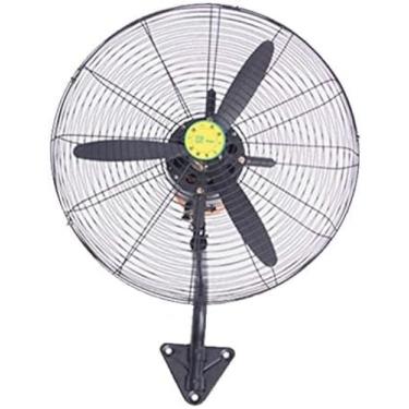 Imagem de Ventilador giratório, ventilador industrial montado na parede, 3 configurações de velocidade, alta velocidade, inclinação ajustável, oscilação de 180 graus, 55 cm/70 cm/, lâminas de ventilad