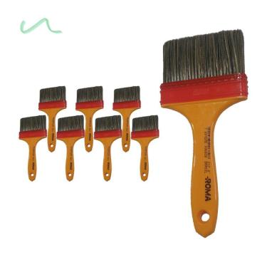 Imagem de Pincel Detalhamento Automotivo Trincha Gold 317 Roma 4 Pol - 8 Unid