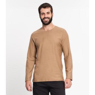 Imagem de Camiseta Flamé Masculina Kohmar Marrom