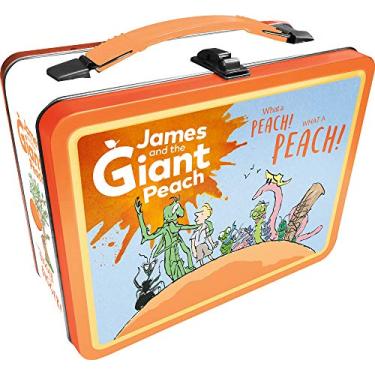 Imagem de AQUARIUS Dahl- James Fun Box - Sturdy Tin Storage Box with Plastic Handle & Embossed Front Cover - Officially Licensed Roald Dahl Merchandise & Collectible Gift for Kids, Teens & Adults