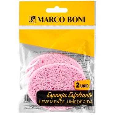 Imagem de Marco Boni Esponjas Para Limpeza Facial Esfoliante Oval 8461 Bege 2 Unidades