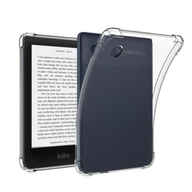 Imagem de ZZOUGYY Capa E-Reader para Kobo Clara Color N367 15.2 cm, capa traseira ultrafina e leve de TPU transparente transparente para e-book Kobo Clara BW N365 (para Kobo Clara Color/BW 15.2 cm N367 N365)