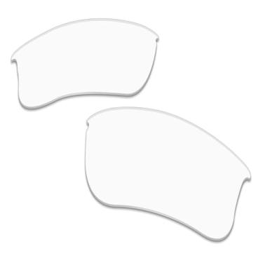 Imagem de LenzProse Lentes de substituição de 1,5 mm para óculos de sol Oakley Flak Jacket XLJ, antiarranhões | Ajuste perfeito